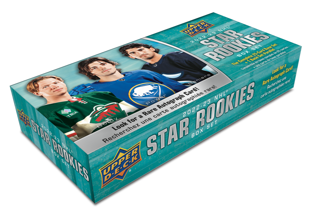 2022-23 Upper Deck Star Rookies Hockey Box Set CASE (20 boxů)